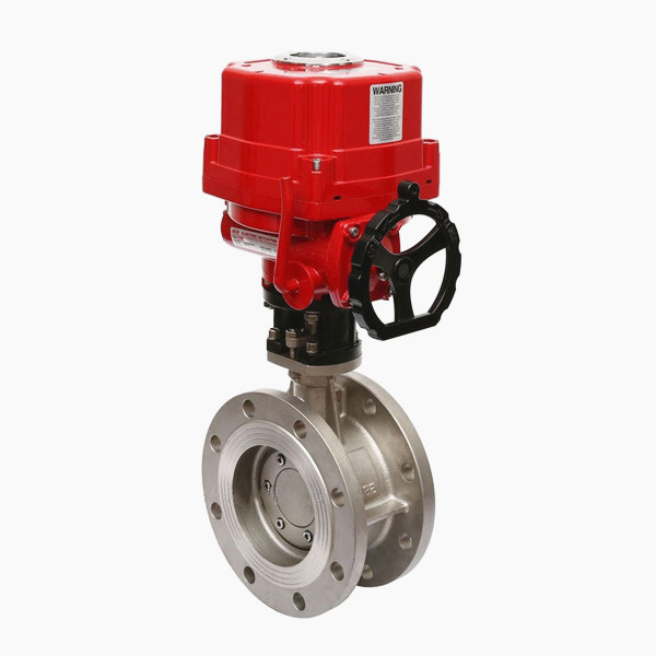 D943H防爆電動(dòng)三偏心法蘭蝶閥