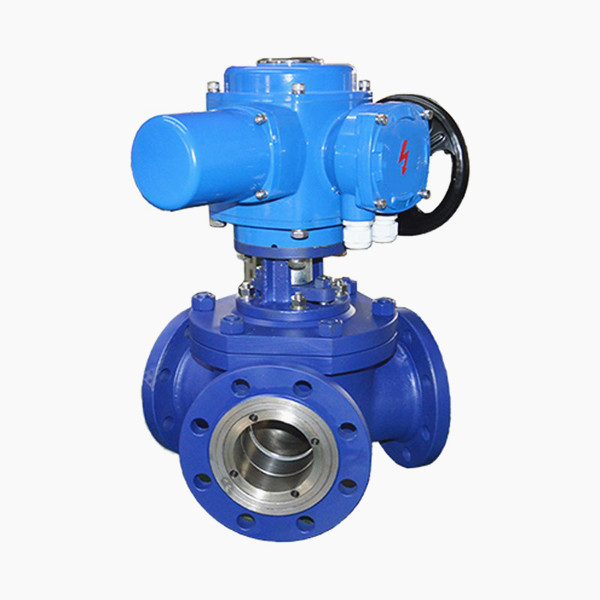 電動(dòng)120度Y型三通球閥