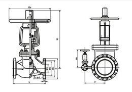YJ41W氧氣截止閥(圖1) YJ41W氧氣截止閥(圖1)