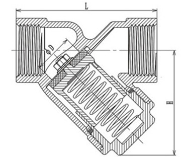 Y型螺紋止回閥(圖2) Y型螺紋止回閥(圖2)