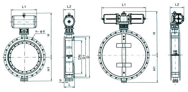 氣動通風(fēng)蝶閥(圖1) 氣動通風(fēng)蝶閥(圖1)