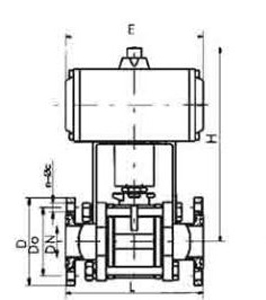 氣動真空球閥(圖1) 氣動真空球閥(圖1)