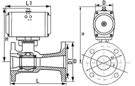氣動(dòng)高溫球閥(圖1) 氣動(dòng)高溫球閥(圖1)