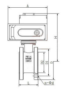 Q971F電動對夾球閥(圖1) Q971F電動對夾球閥(圖1)