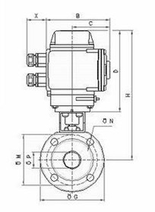 BQ971F電動對夾保溫球閥(圖1)