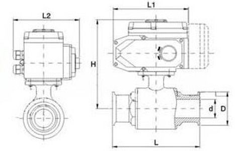 Q981F電動衛(wèi)生級球閥(圖1)